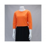 Boat Neck Orange