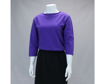 Boat Neck Purple