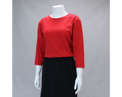 Boat Neck Red