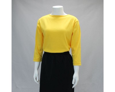 Boat Neck Yellow