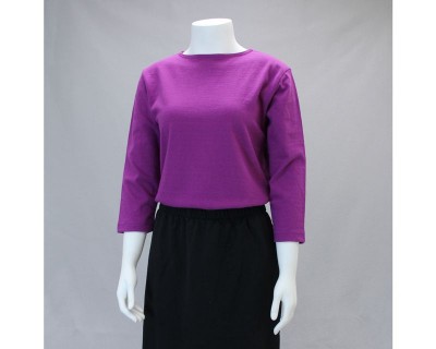 Boat Neck Plum