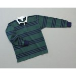 Wms Track Stripe Rugby Forest Navy