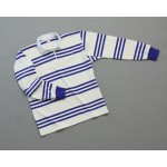 Wms Track Stripe Rugby Natural Royal