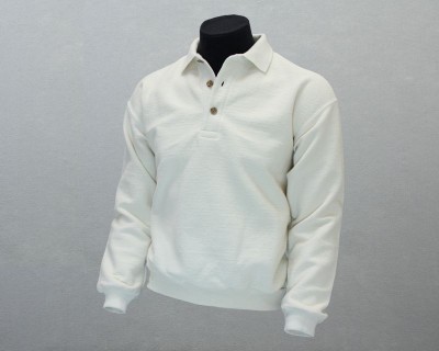 Mens Hobnail Polo Parchment