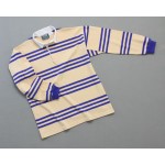 Mns Track Stripe Rugby Banana Royal