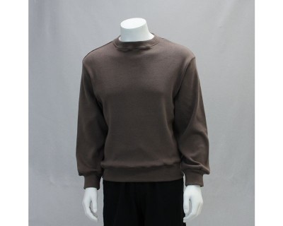 Mens Rib Crew Mocha