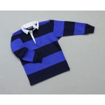 Kid's College Stripe Rugby Navy Royal