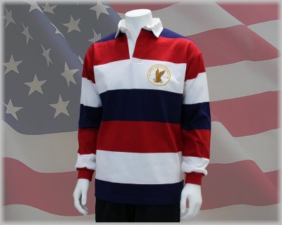 Mns Patriotic Rugby Red White Navy