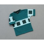 Kid's ???? Short Sleeve V-Neck Green