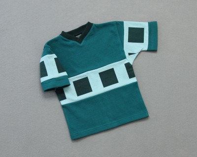 Kid's ???? Short Sleeve V-Neck Green