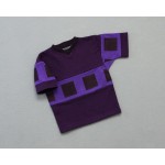 Kid's ???? Short Sleeve V-Neck Purple