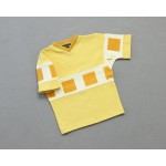 Kid's ???? Short Sleeve V-Neck Yellow