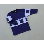 Kid's ???? Long Sleeve V-Neck Blue